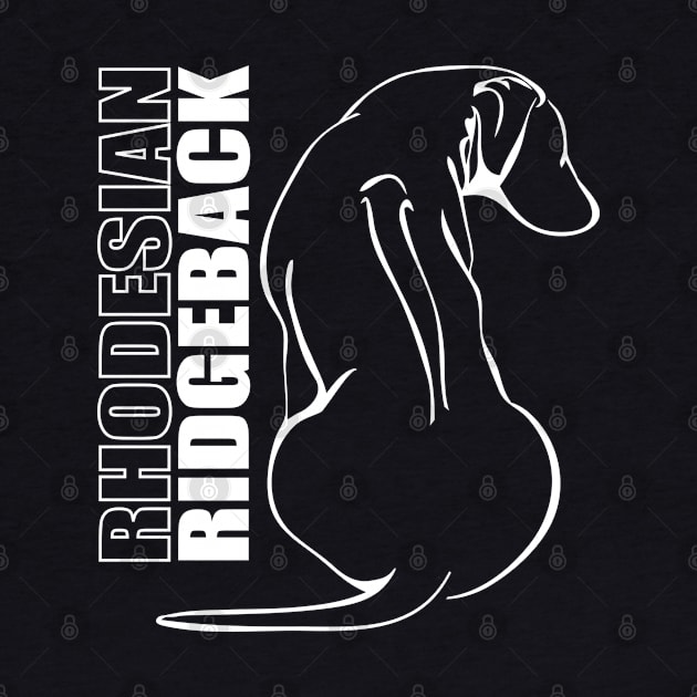 Rhodesian Ridgeback profile dog mom gift idea by wilsigns